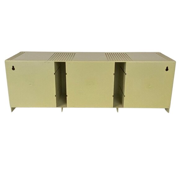 Vintage 1999 Case Logic 30 CD Storage Cabinet Rack Holder W Door Almond Plastic - Picture 5 of 7